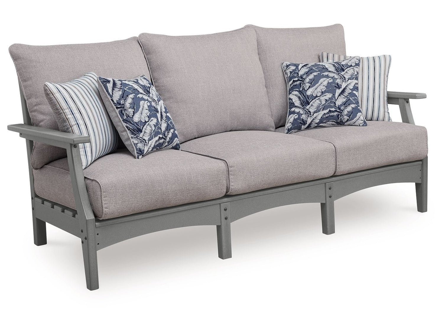 Lone View Bay - Sofa With Cushion - Gray