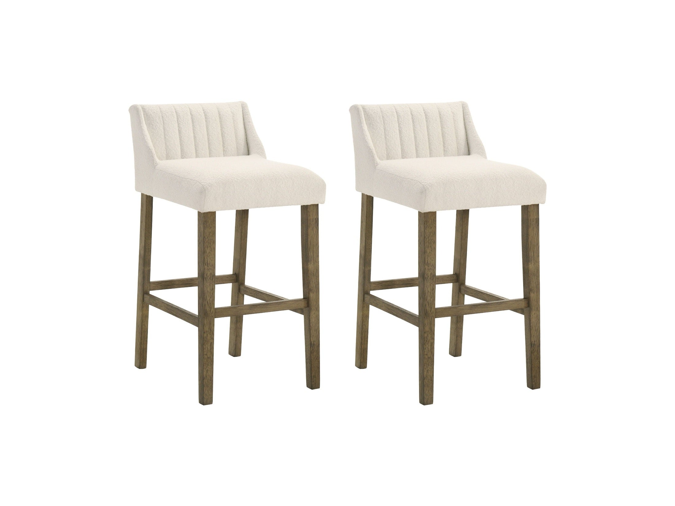 Fauna - Modern Transitional Wood Bar Height Kitchen Bar Stool