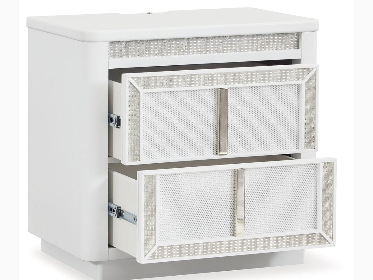 Chalanna - Two Drawer Night Stand - White