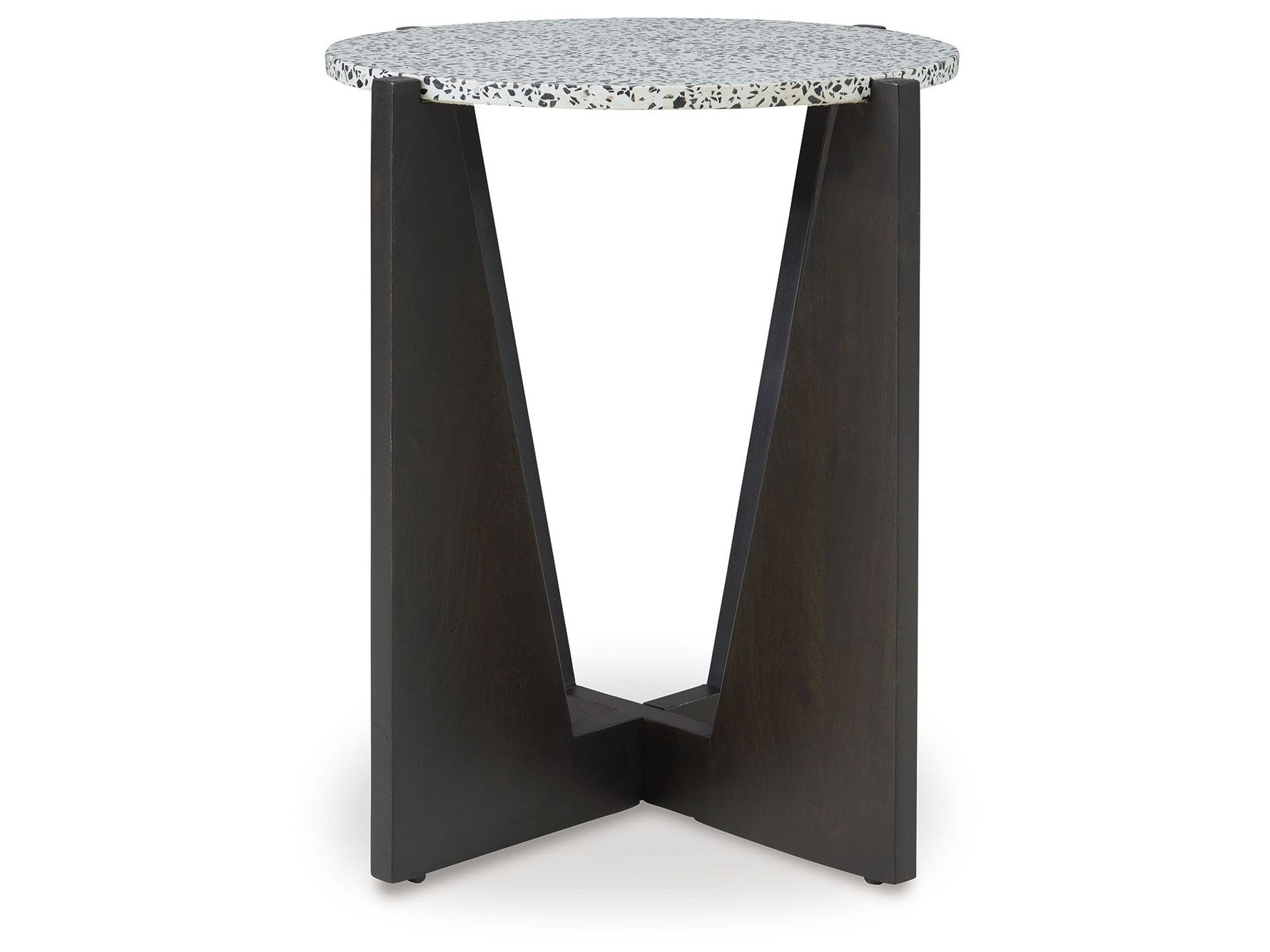 Tellrich - Accent Table - Black / White