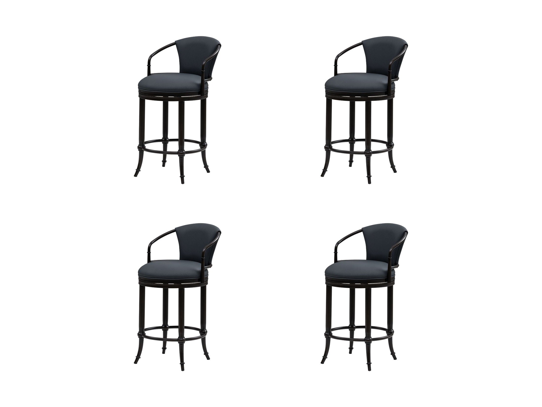 Otis - Upholstered Swivel Counter Height Barstool