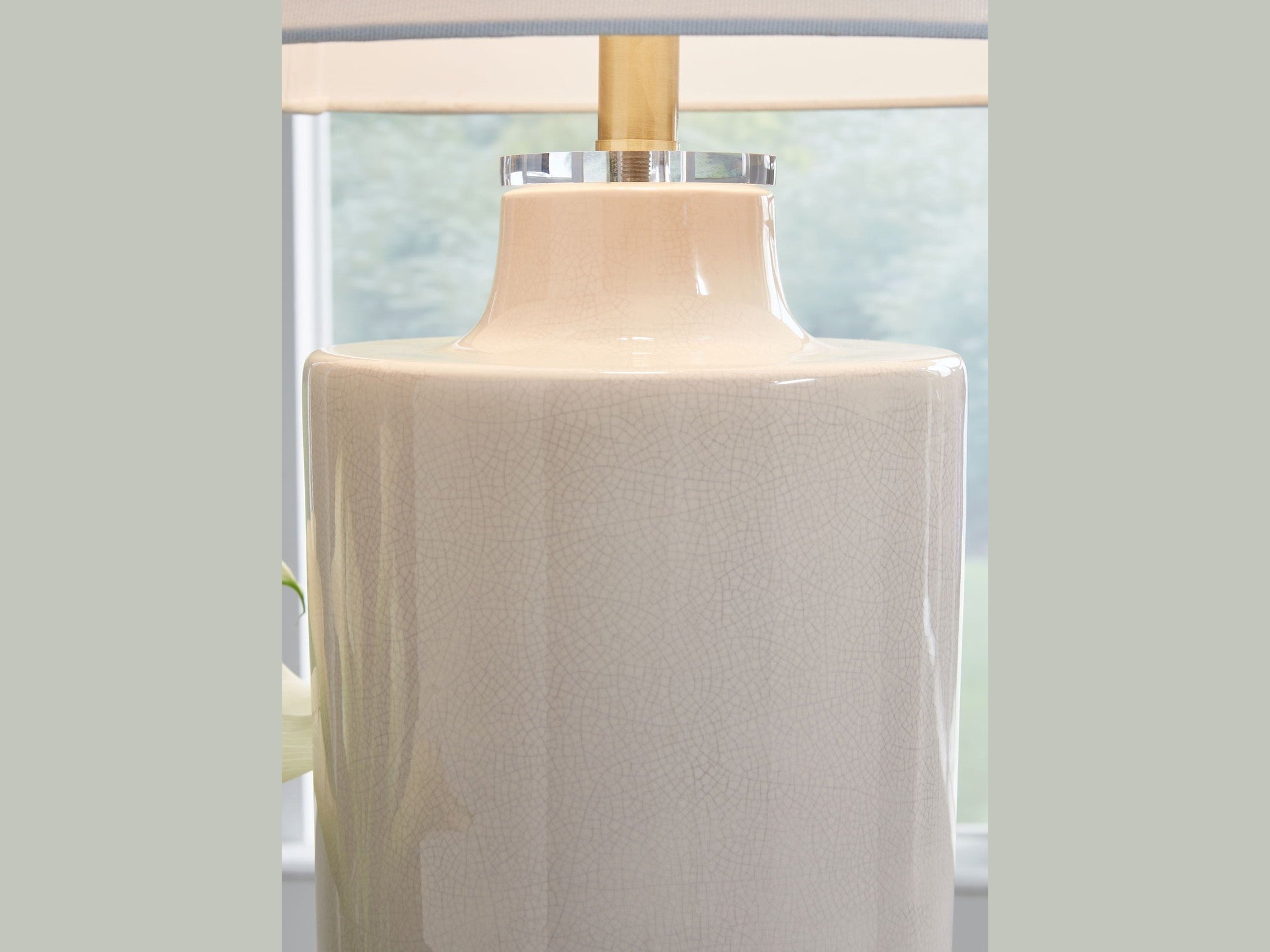 Cylener - Ceramic Table Lamp - Off White