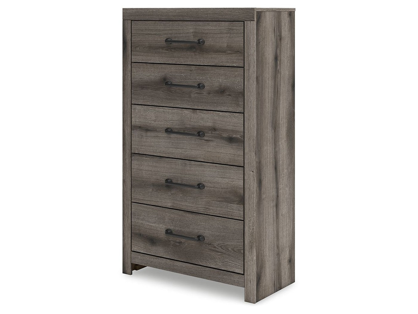 Urbanoore - Five Drawer Chest - Brown Gray