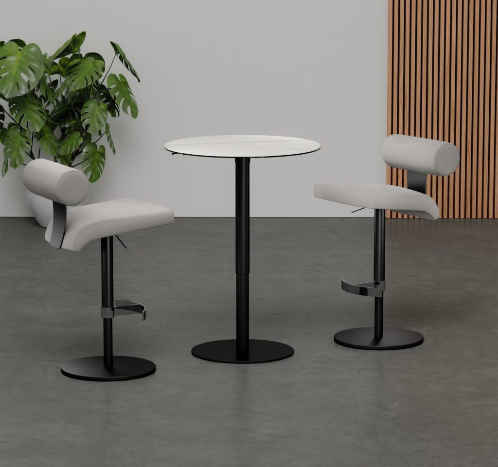 Elite Modern Alora Pub Table with Ceramic Top
