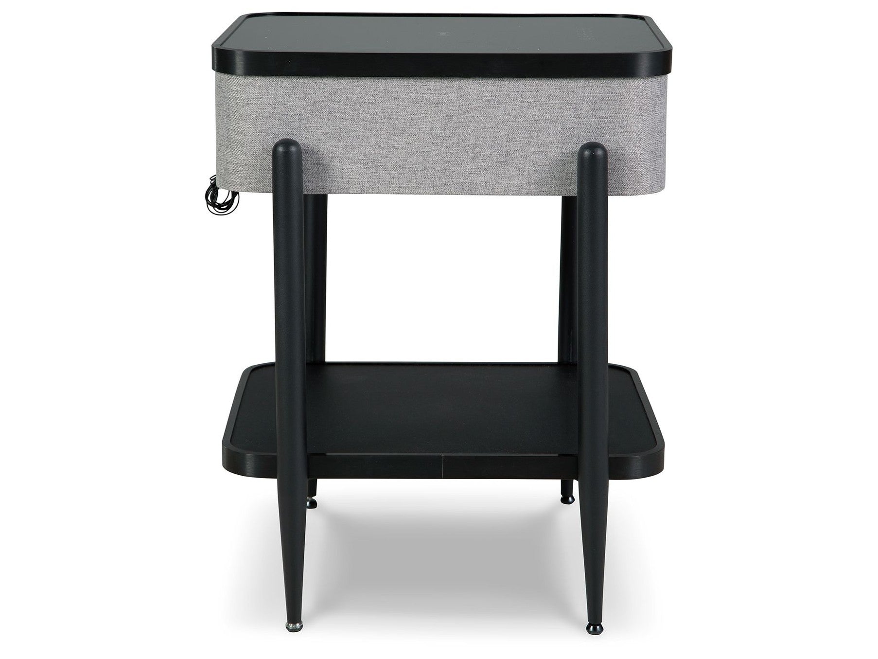 Jorvalee - Accent Table with Speaker - Gray / Black