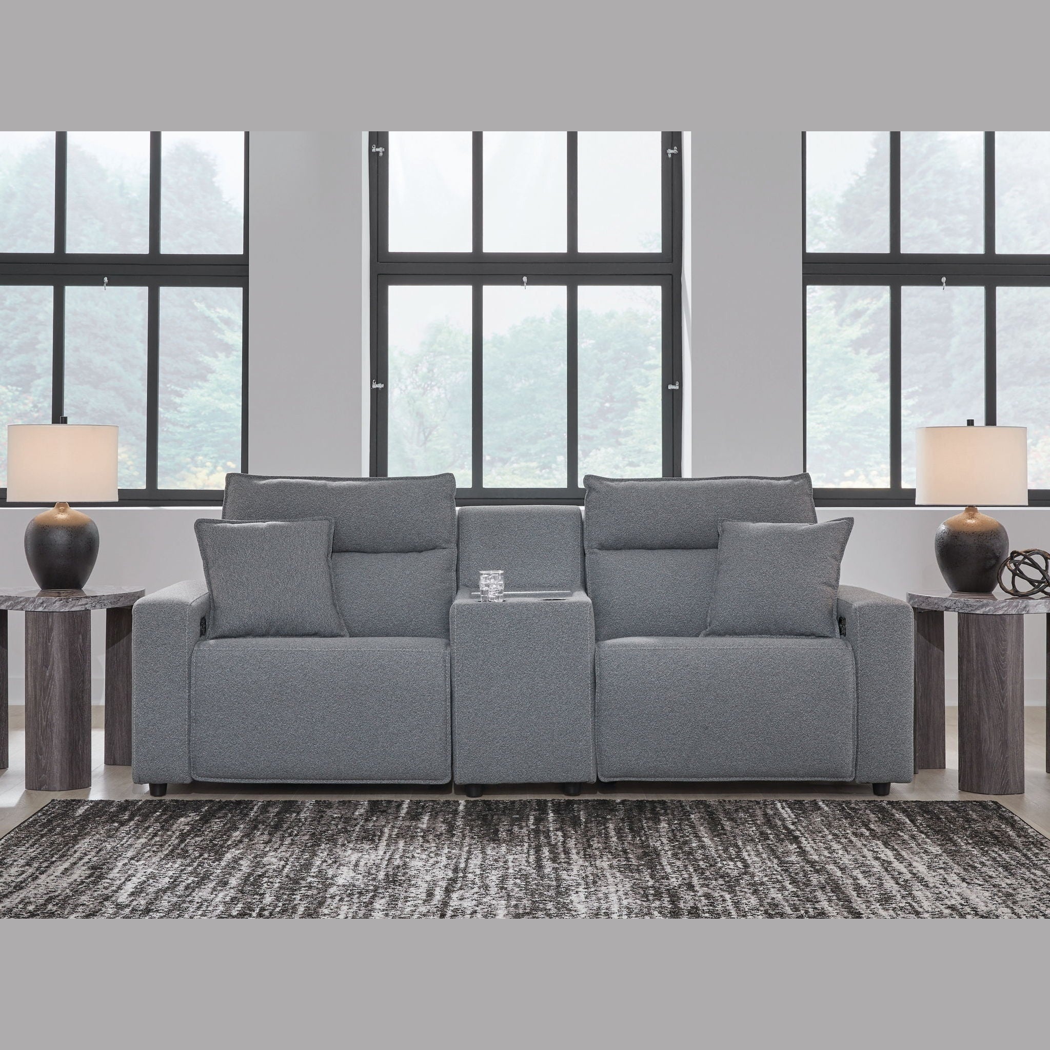 Modmax II - Reclining Sectional - Salt And Pepper