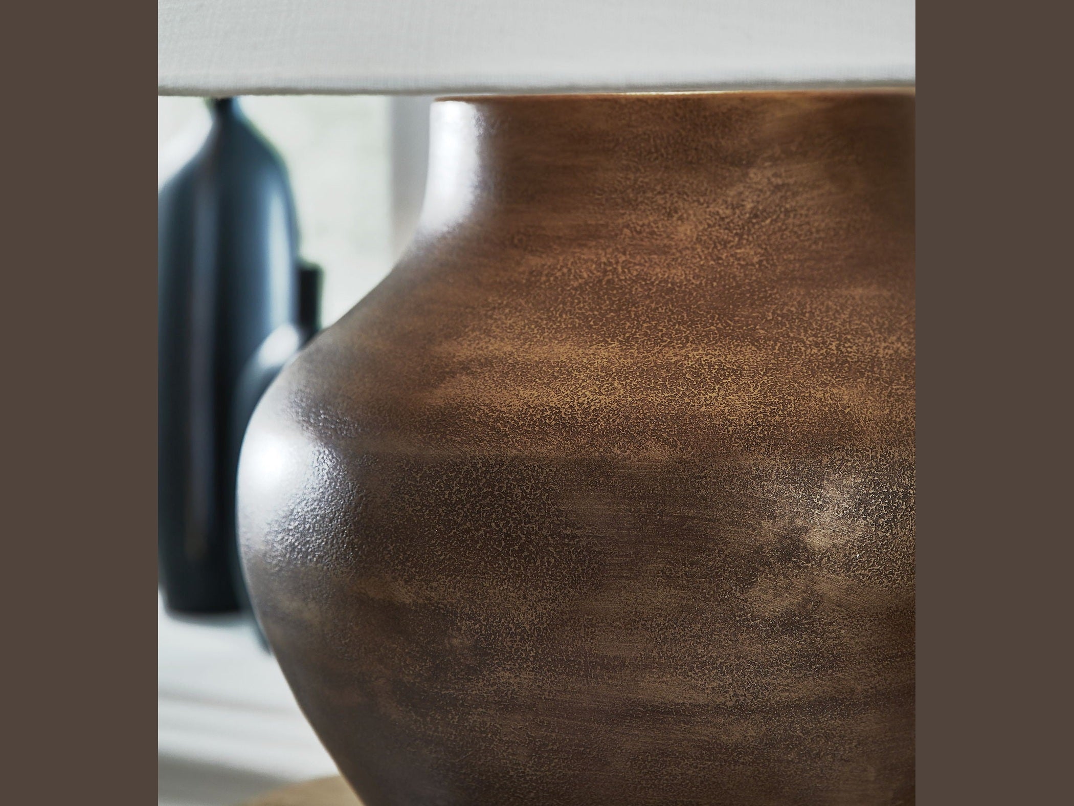 Whitham - Metal Table Lamp - Antique Copper Finish