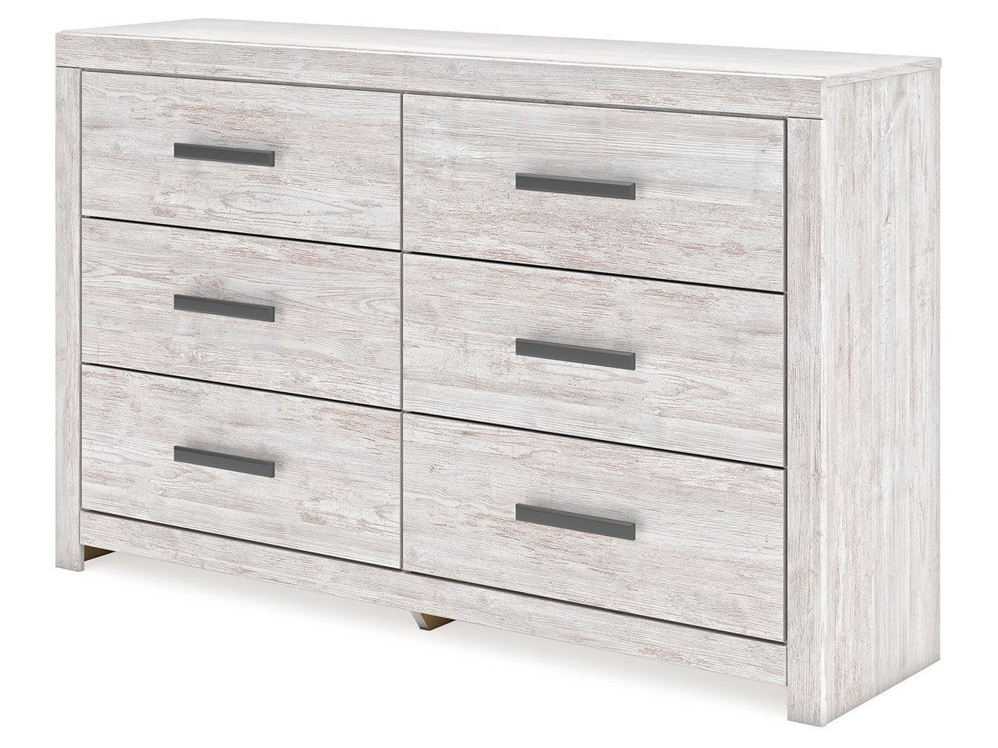 Cayboni - Six Drawer Dresser - Whitewash