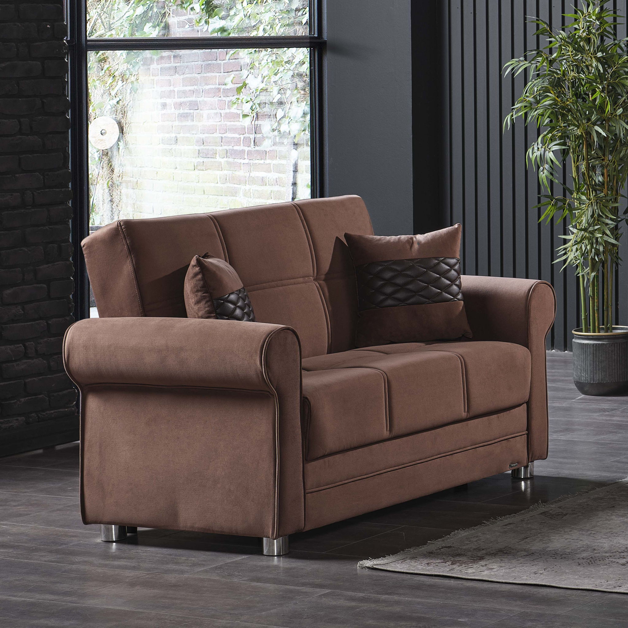 Ottomanson Sara - Convertible Loveseat With Storage