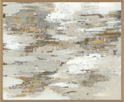 Glow - 48" x 72" River Painting By Buddy Whitlock - Gold