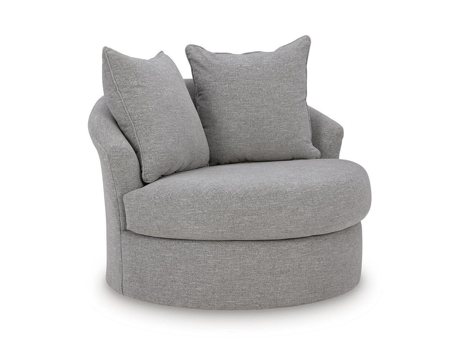 UrbanCrest - Swivel Accent Chair - Pewter