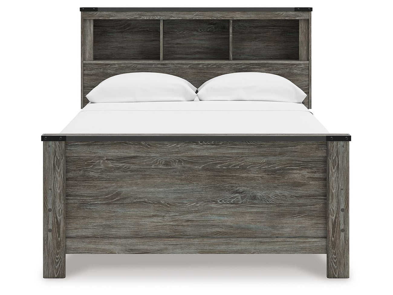 Frandern - Bookcase Panel Bed