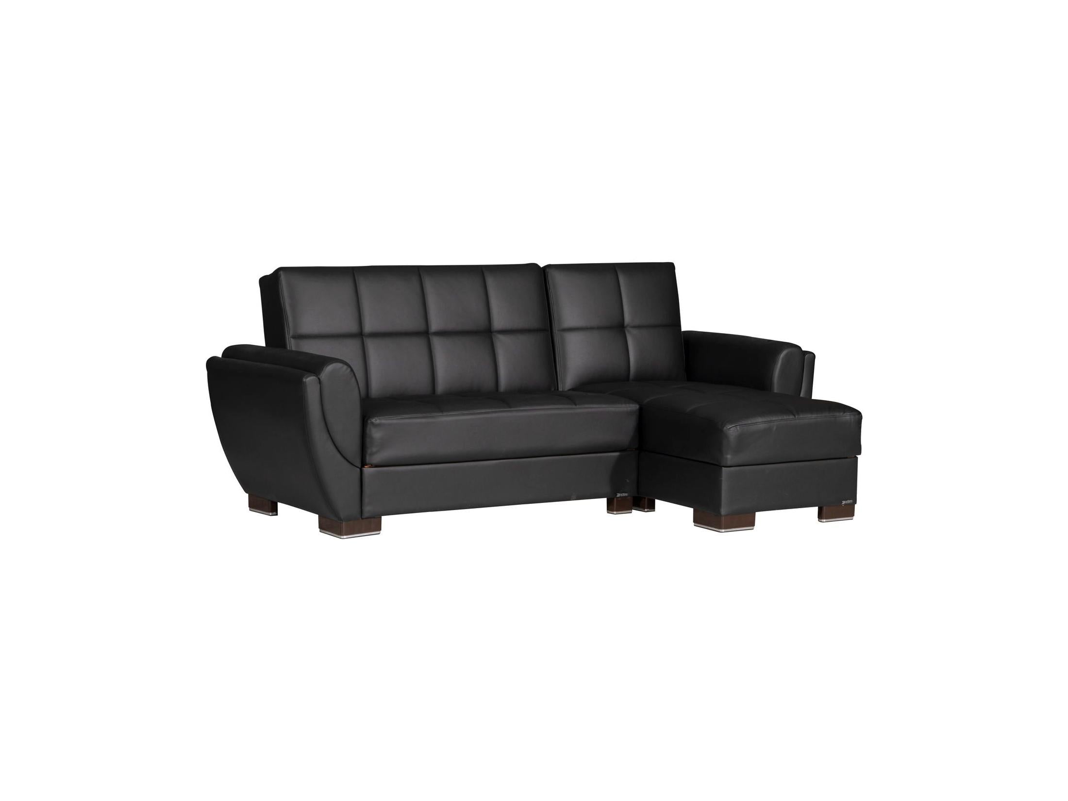 Ottomanson Armada Air - Upholstered Convertible Chaise Lounge With Storage