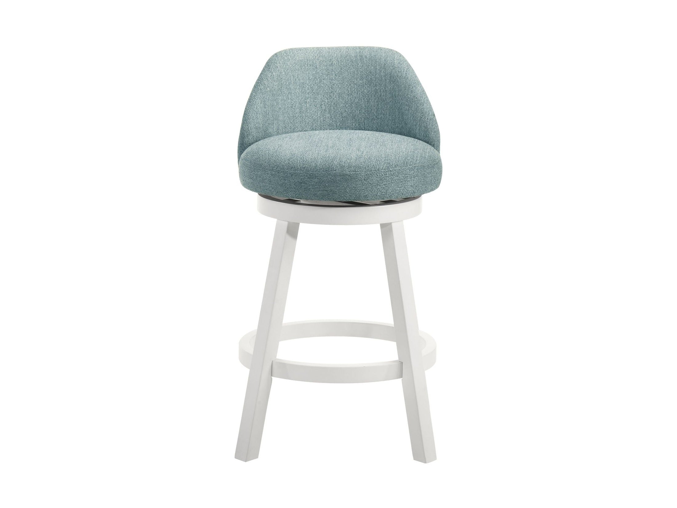 Erika - Modern Transitional Swivel Wood Counter Height Kitchen Bar Stool