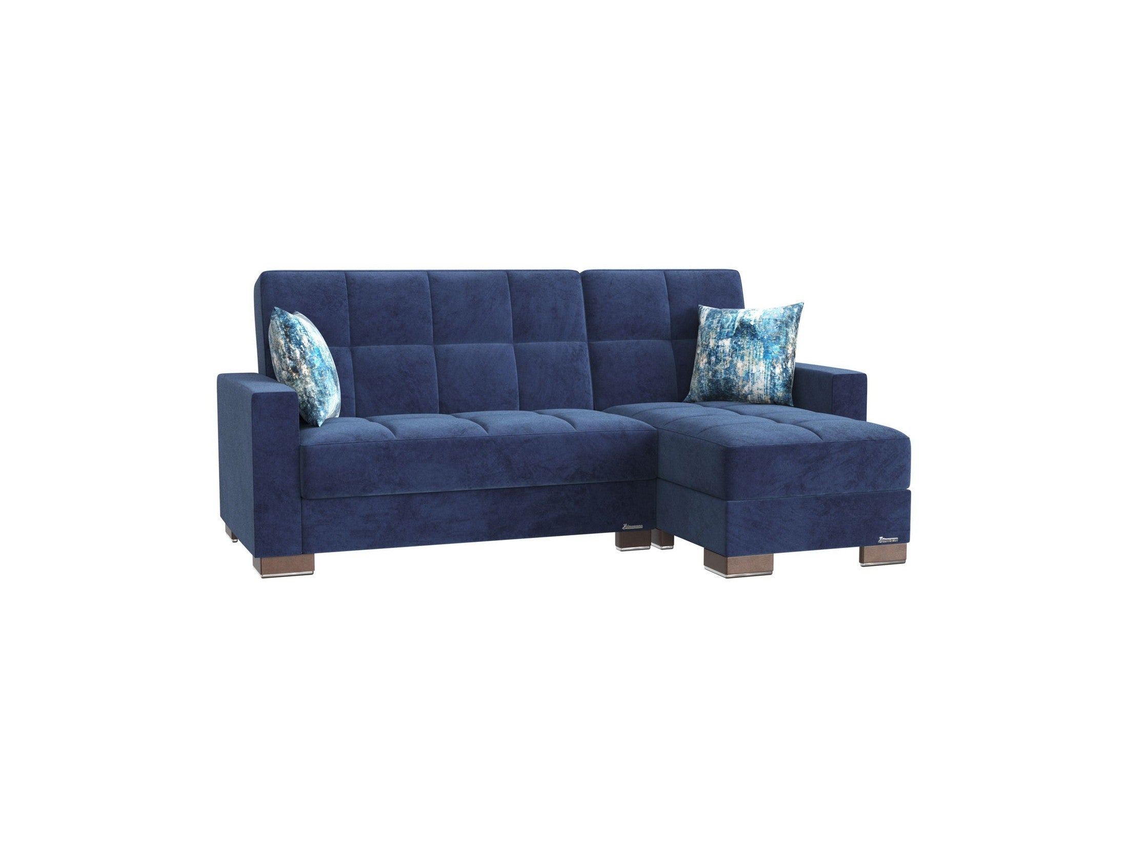 Ottomanson Armada - Upholstered Convertible Chaise Lounge With Storage - Microfiber