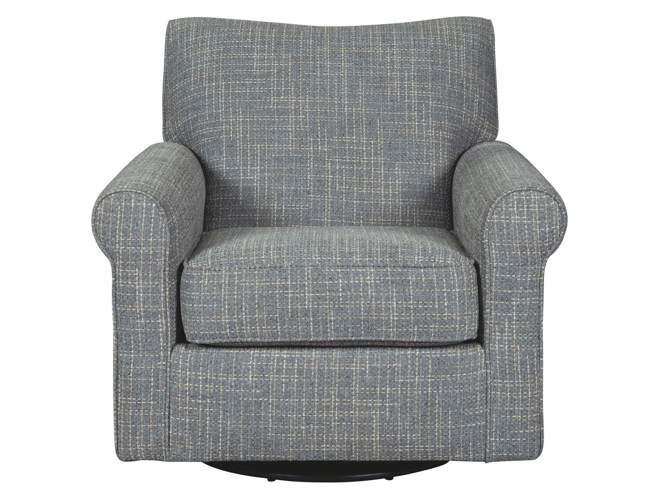 Renley - Swivel Glider Accent Chair - Ash