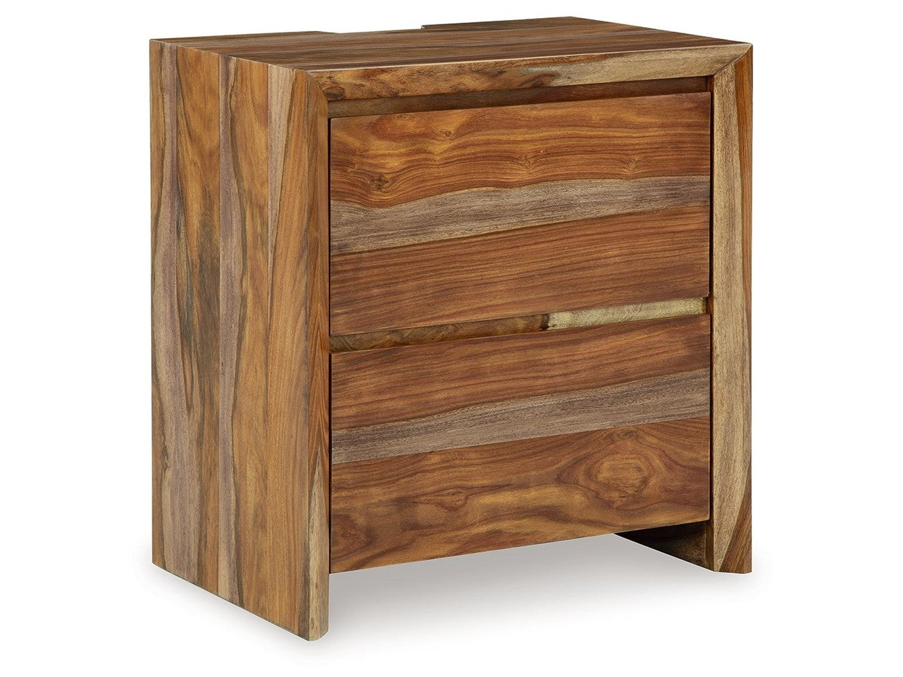 Dressonni - Two Drawer Night Stand - Brown