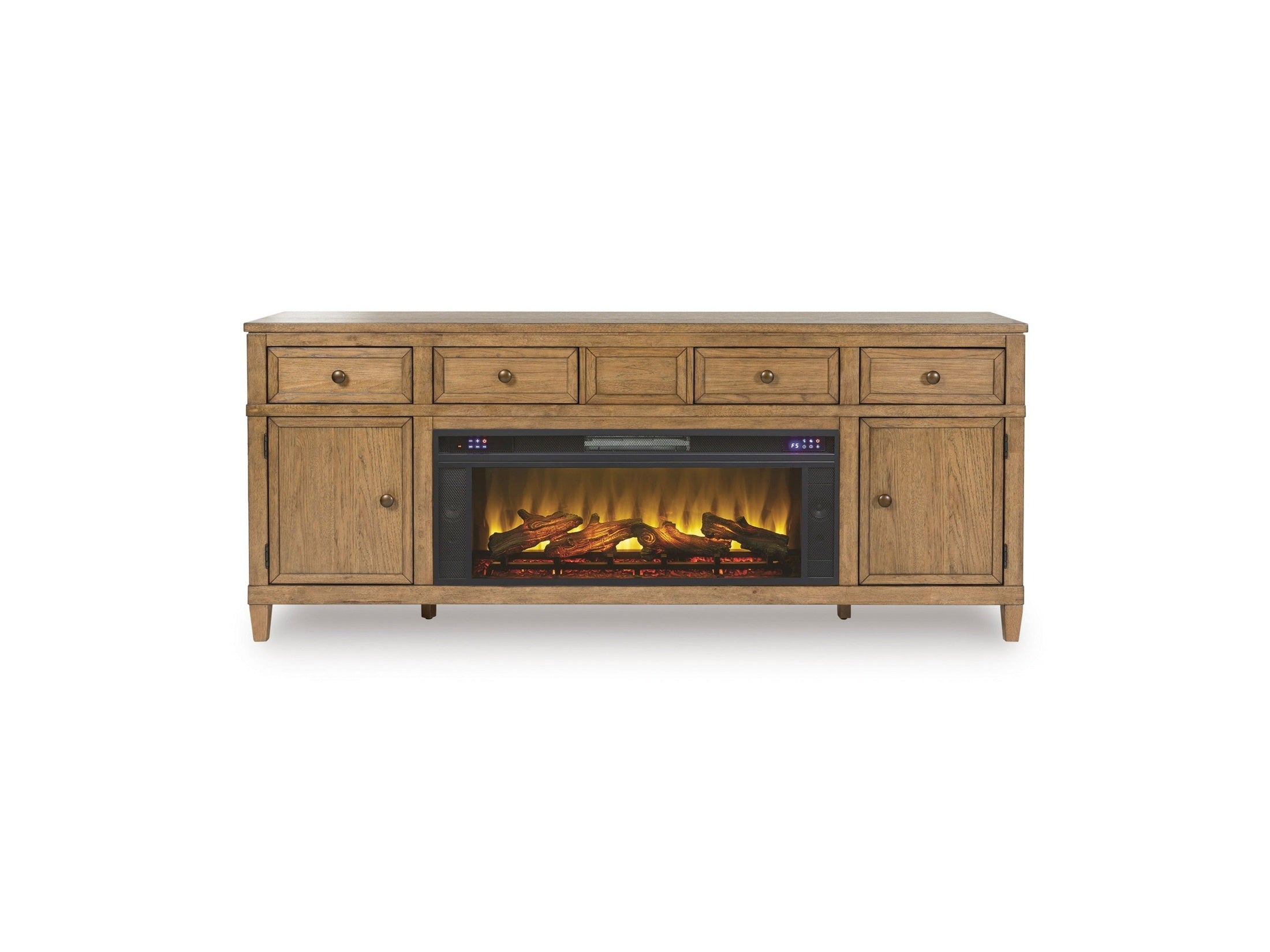 Sharlance - 81" TV Stand With Electric Fireplace