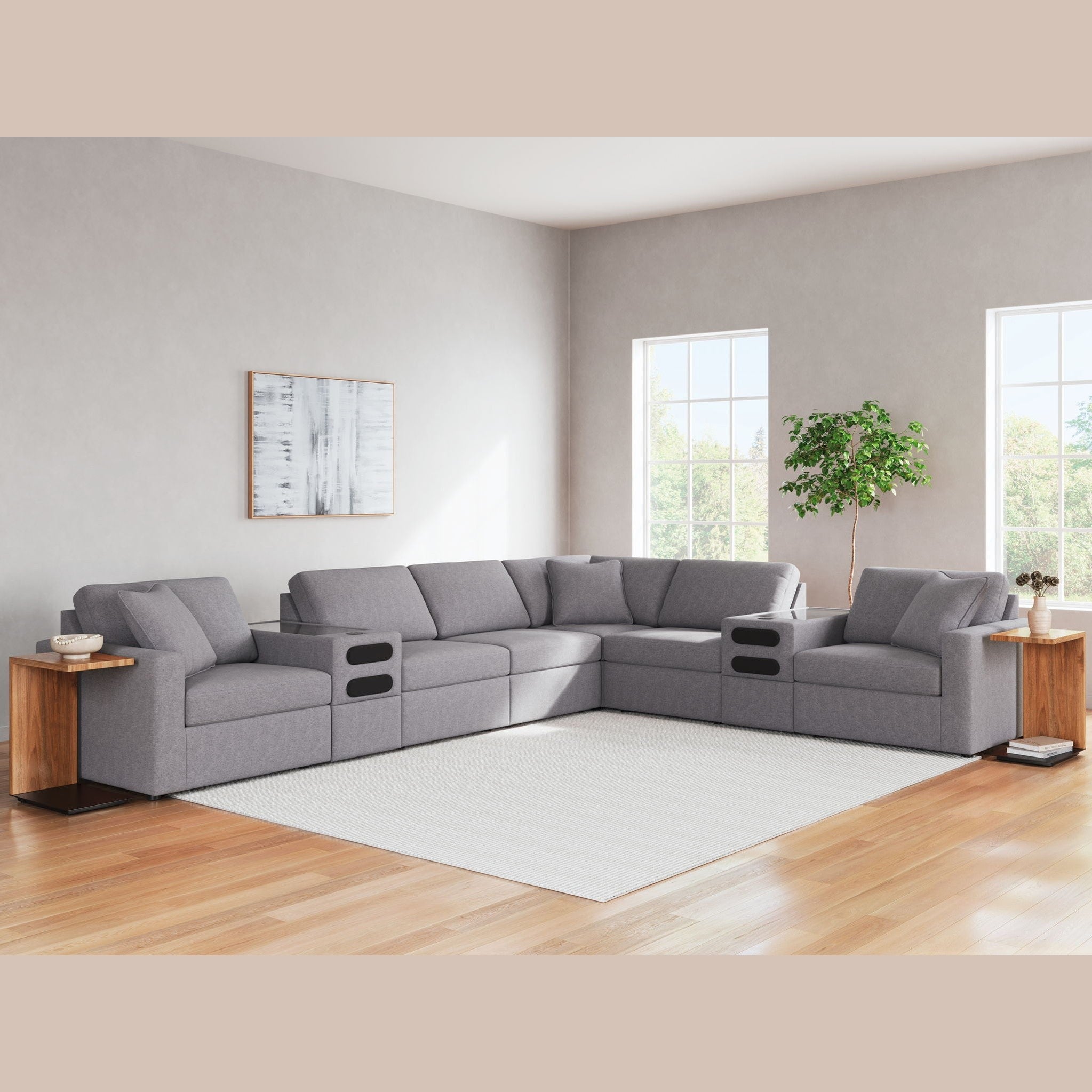 Modmax - Sectional - Granite