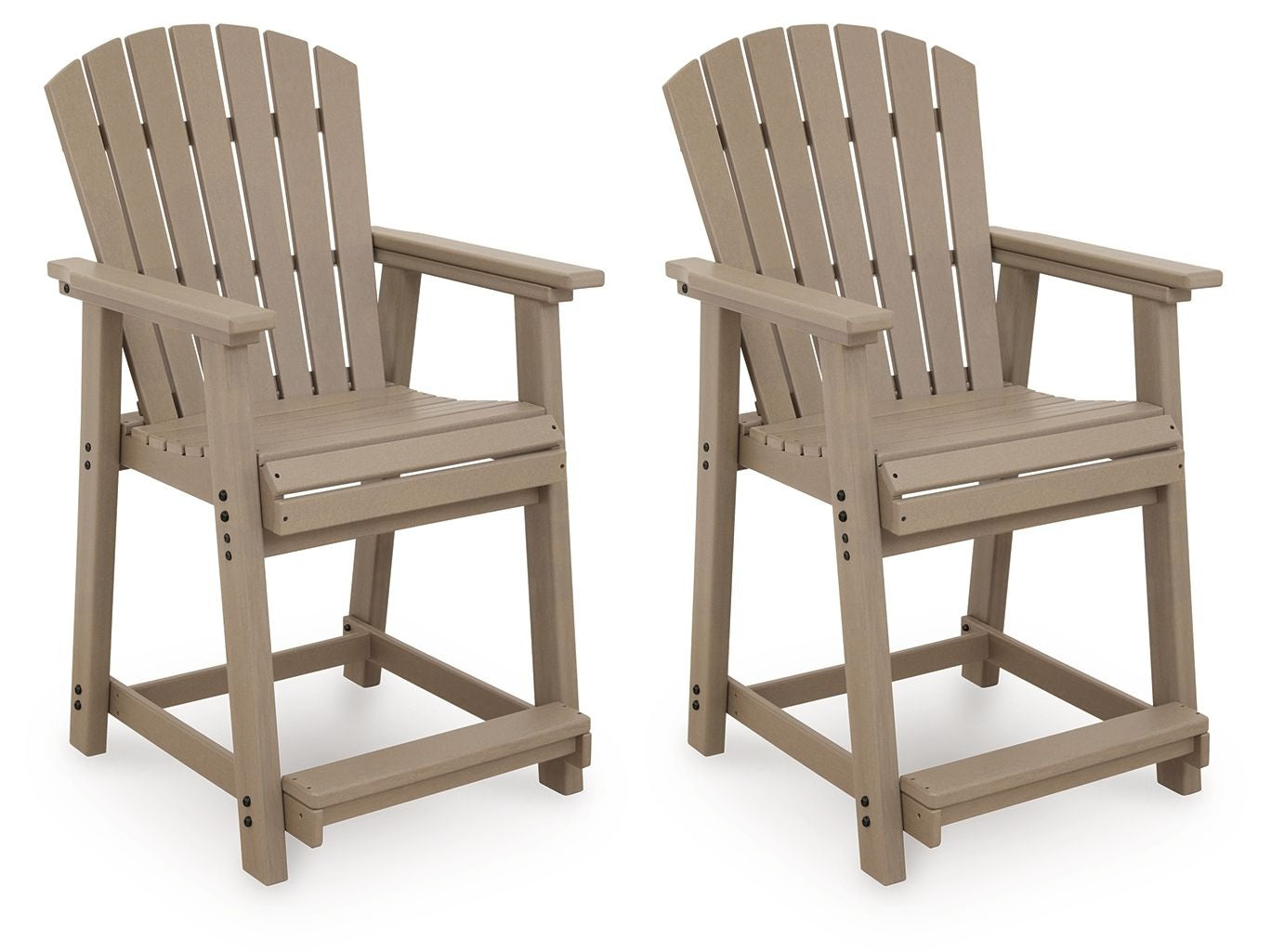 Sandy Dune - Barstool (Set of 2) - Medium Brown
