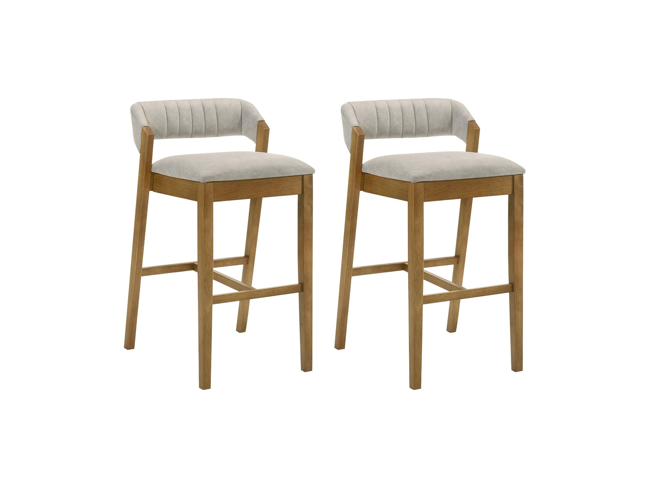Landyn - 26" Amber Glow Counter Height Rubberwood Barstool