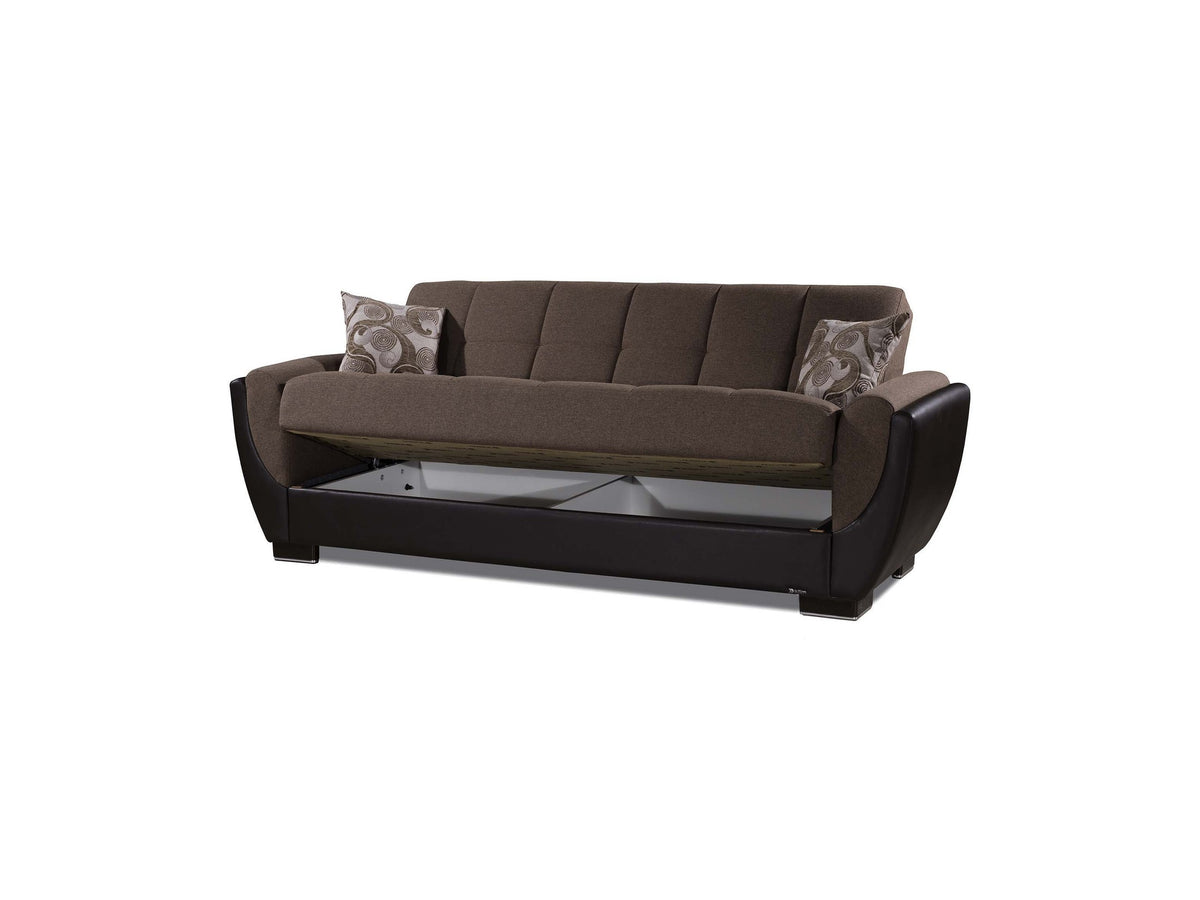Ottomanson Armada Air - Upholstered Convertible Sofabed With Storage - Polyester