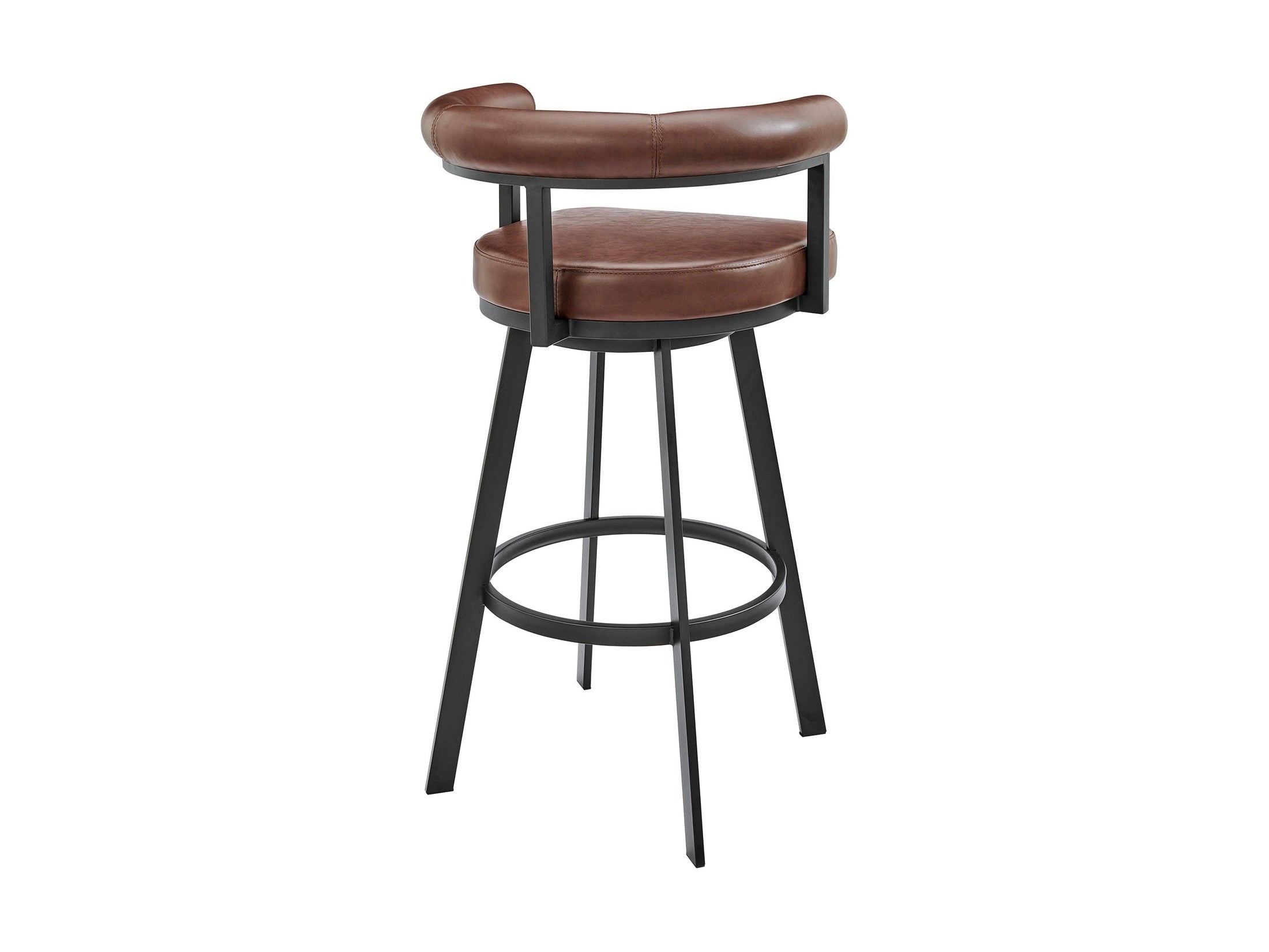 Nolagam - Swivel Bar Stool - Black Metal