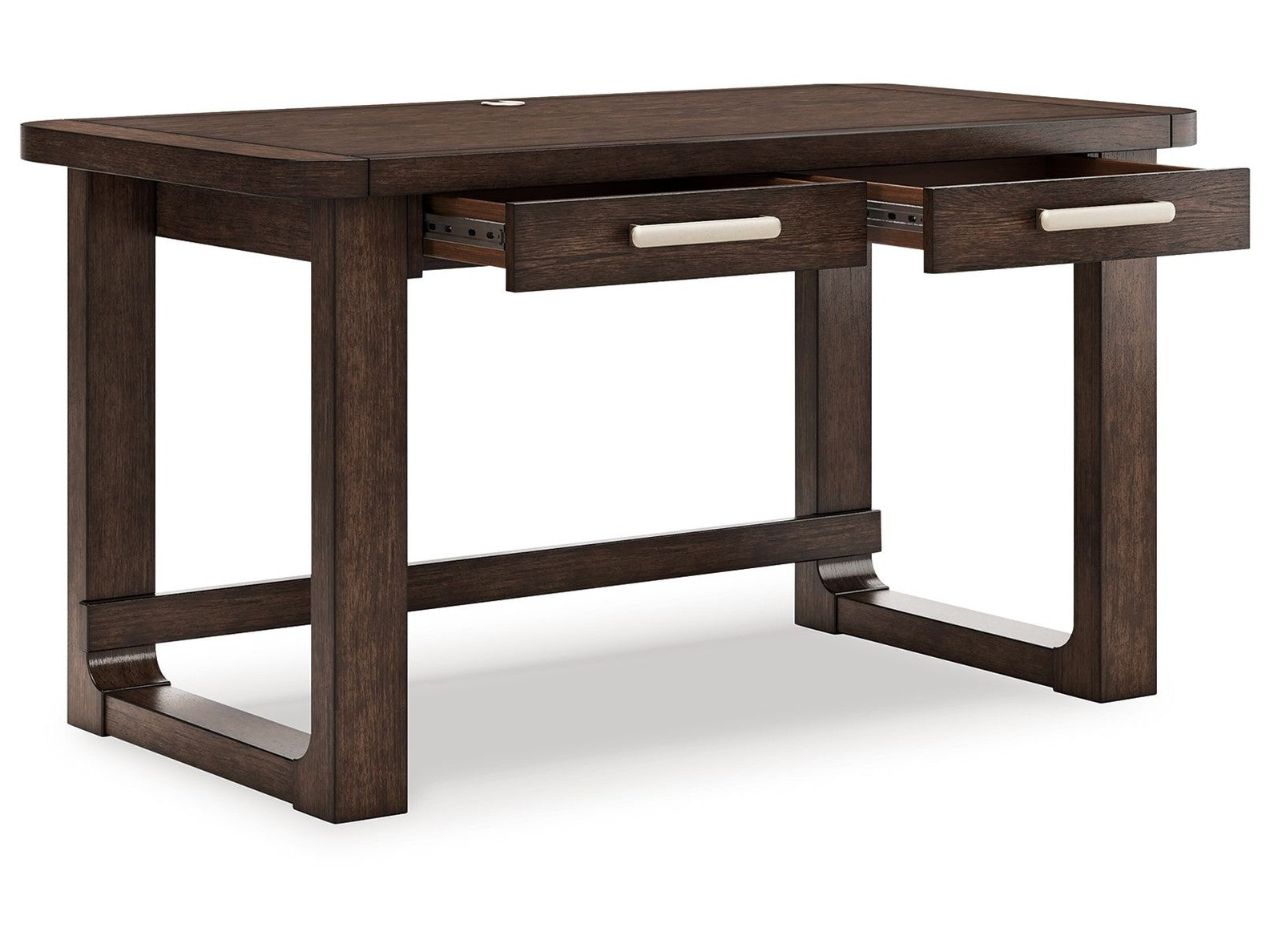 Breckington - Home Office Desk - Dark Brown
