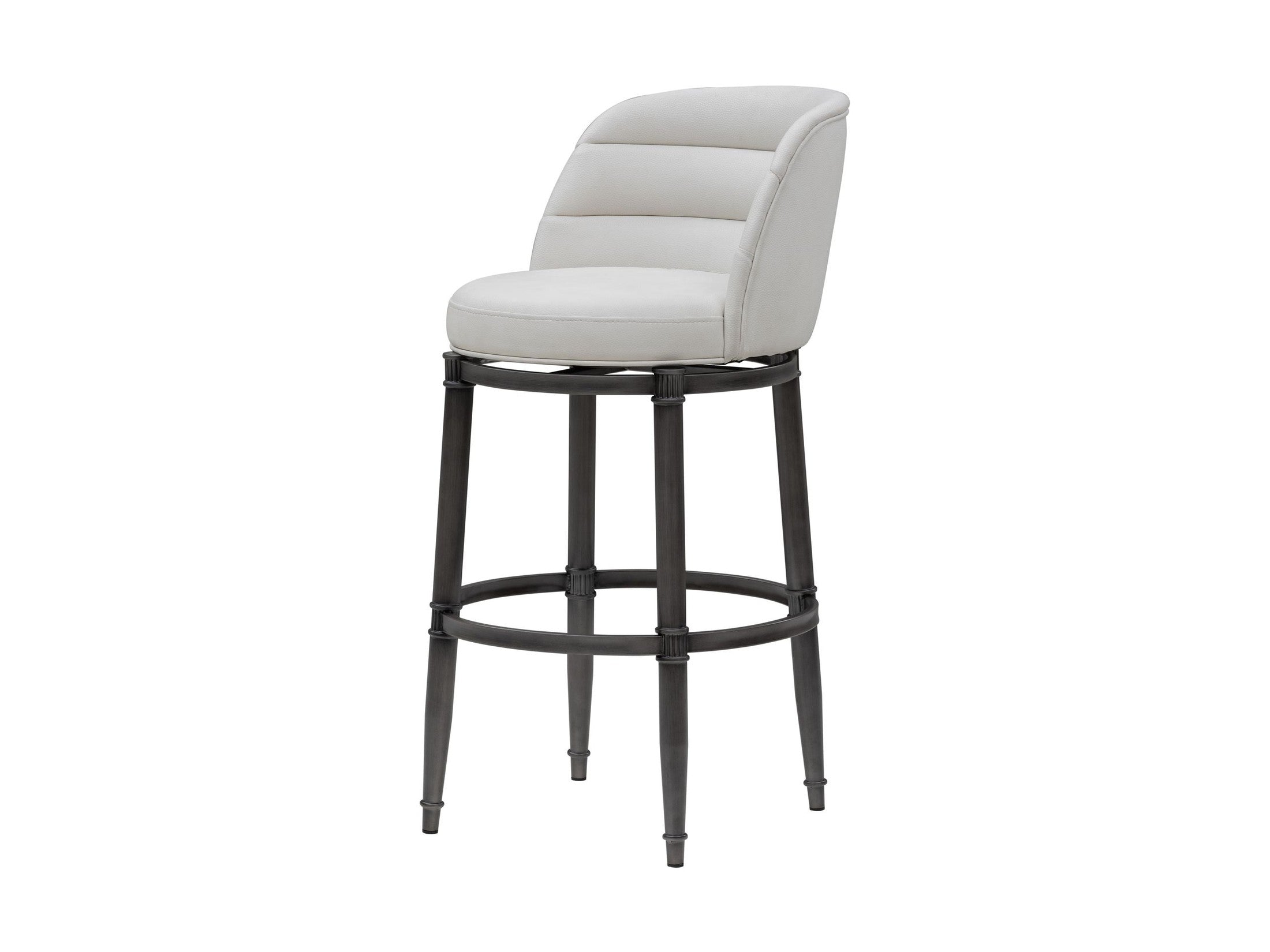 Eunice - Faux Leather Upholstered Swivel Barstool