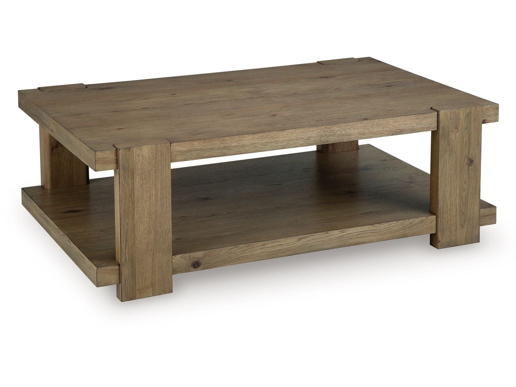 Flangren - Rectangular Cocktail Table - Light Brown