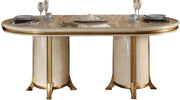 Melodia - Dining Table - Beige / Gold