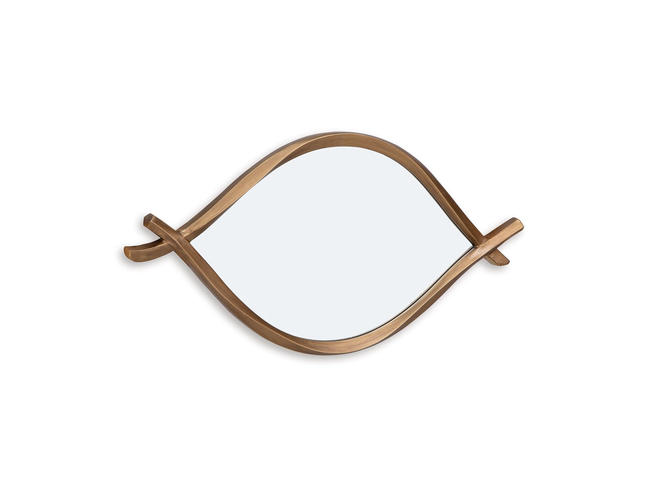 Bartner - Accent Mirror - Antique Gold Finish