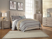 Culverbach - 5 Pc. - Dresser, Mirror, Queen Upholstered Bed, 2 Nightstands - Gray