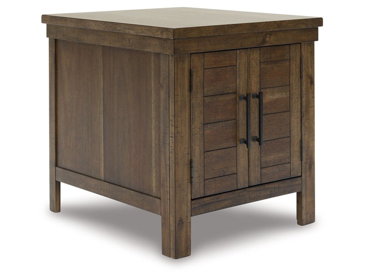 Moriville - Rectangular End Table - Grayish Brown