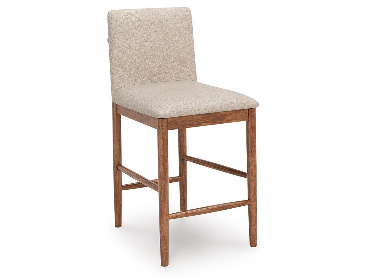 Isanti - Upholstered Barstool (Set of 2) - Light Brown