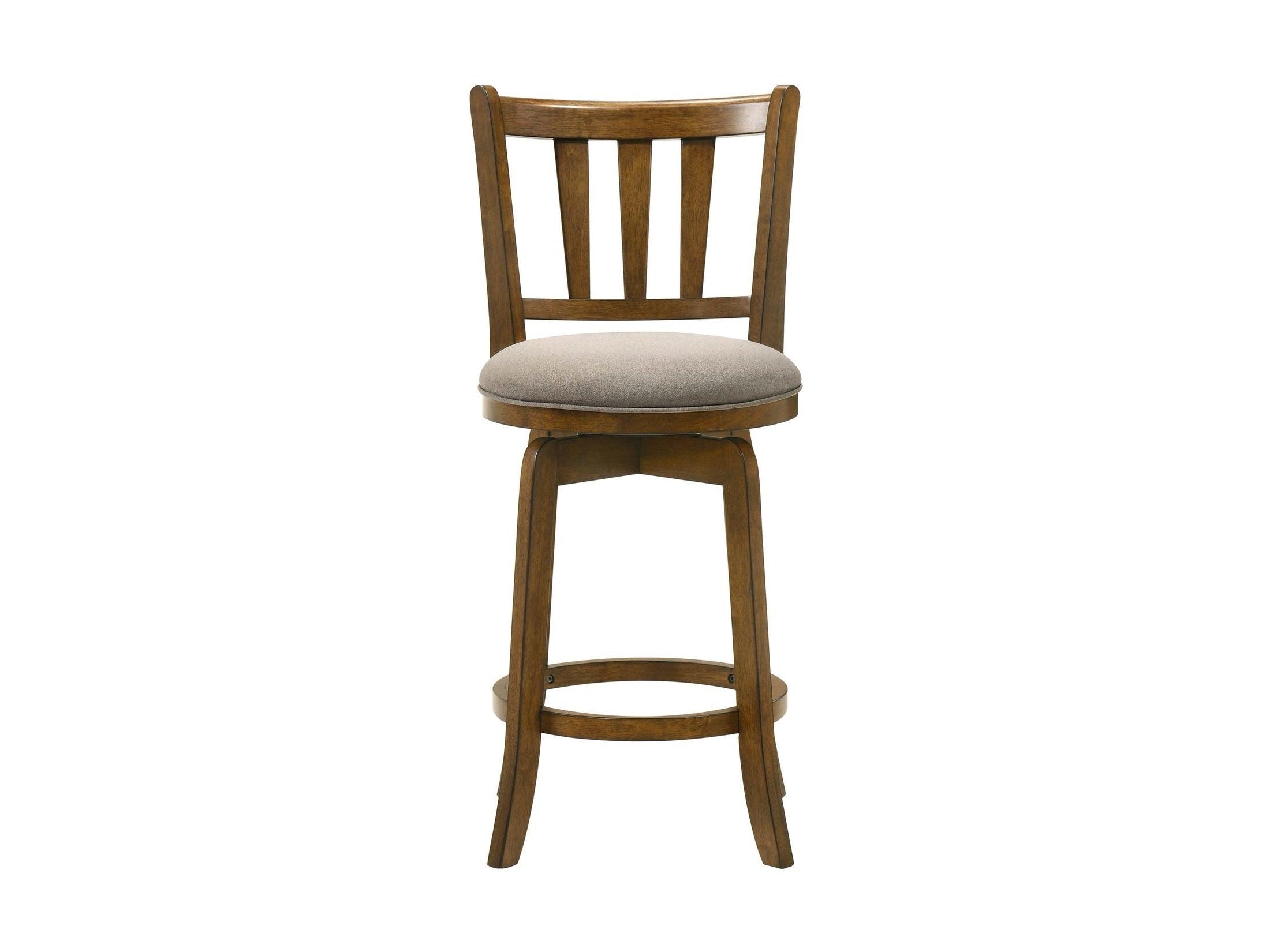 Wren - Modern Farmhouse Swivel Wood Counter Height Kitchen Bar Stool