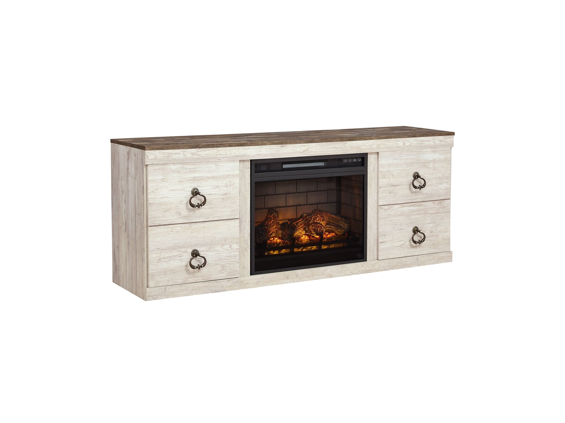 Willowton - Entertainment Center With Fireplace Option