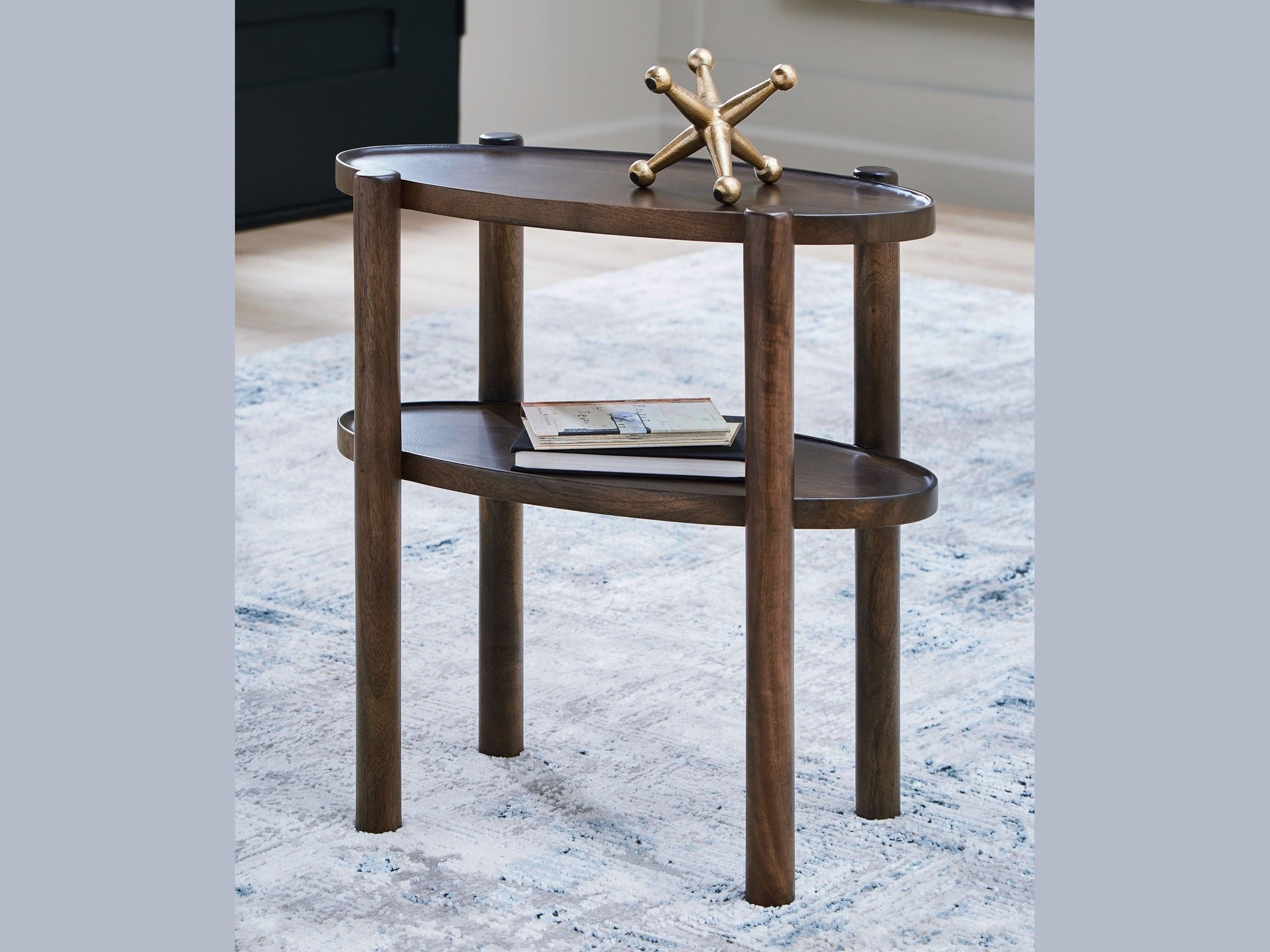 Wiattbury - Accent Table - Gray Brown
