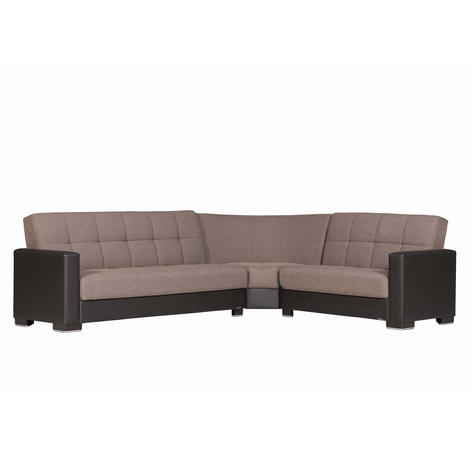 Ottomanson Armada - Upholstered Convertible Sectional With Storage - Polyester