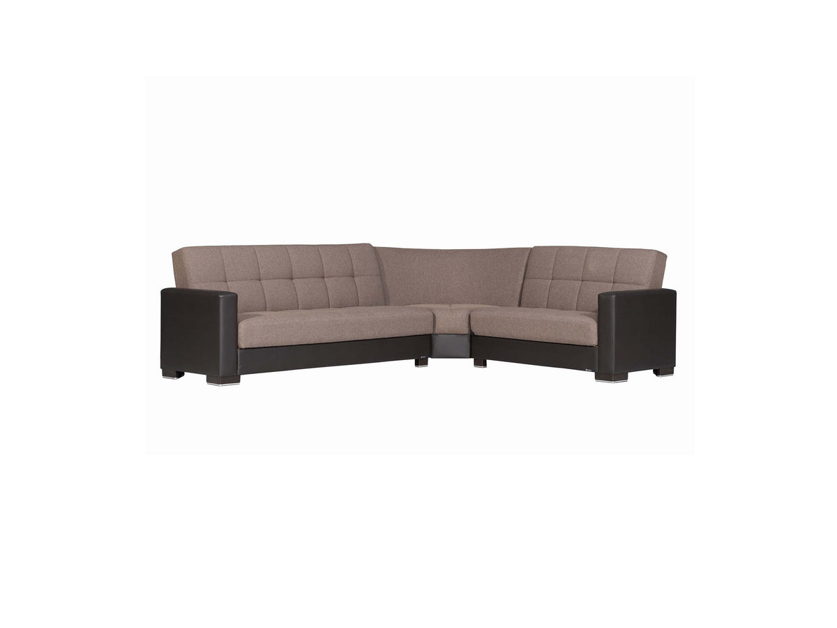 Ottomanson Armada - Upholstered Convertible Sectional With Storage - Polyester