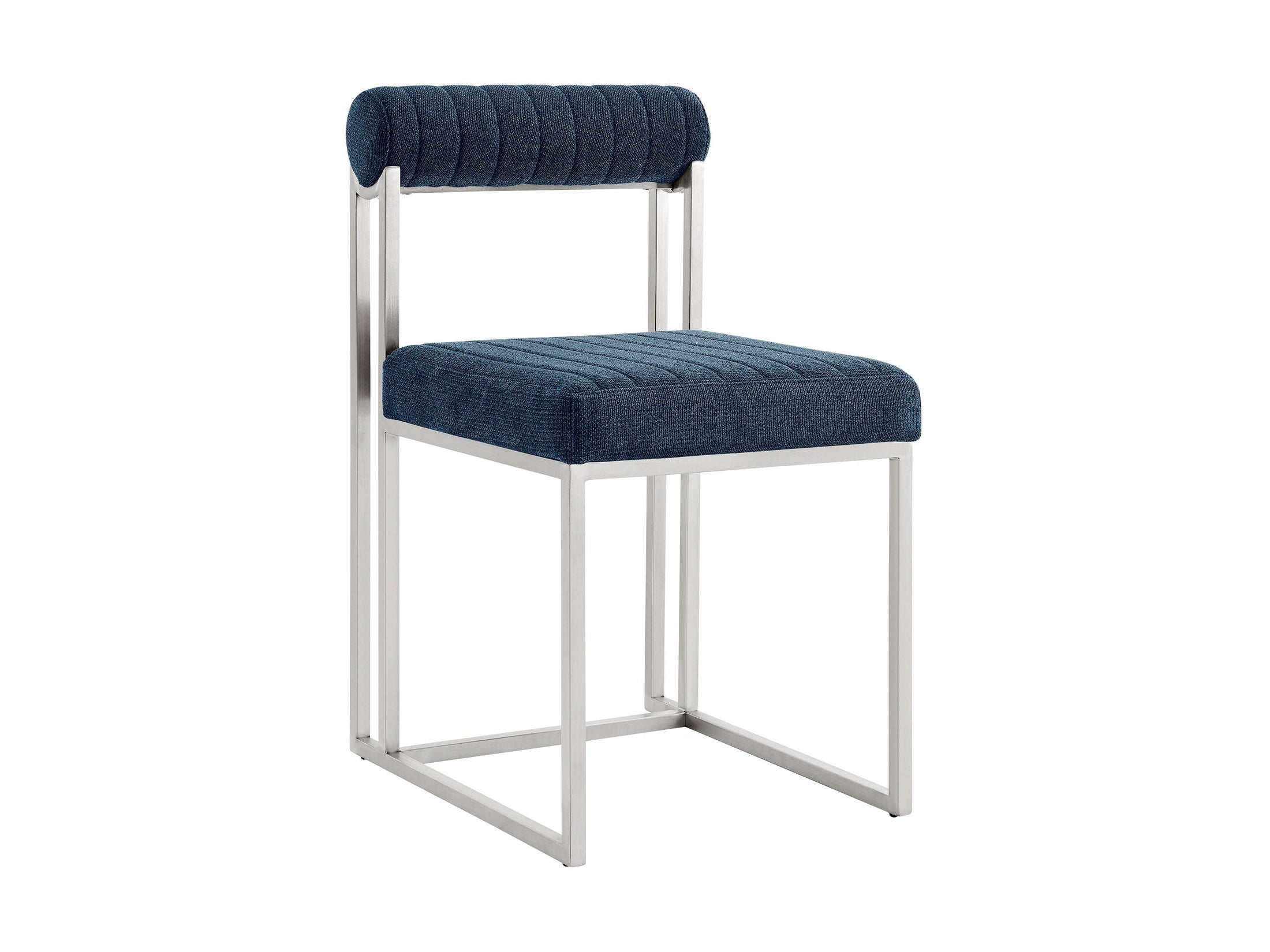 Anastasia - Dining Room Chair Set With Brushed Silver Frame