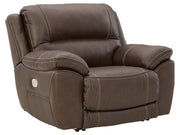 Dunleith - Zero Wall Recliner w/PWR HDRST - Chocolate