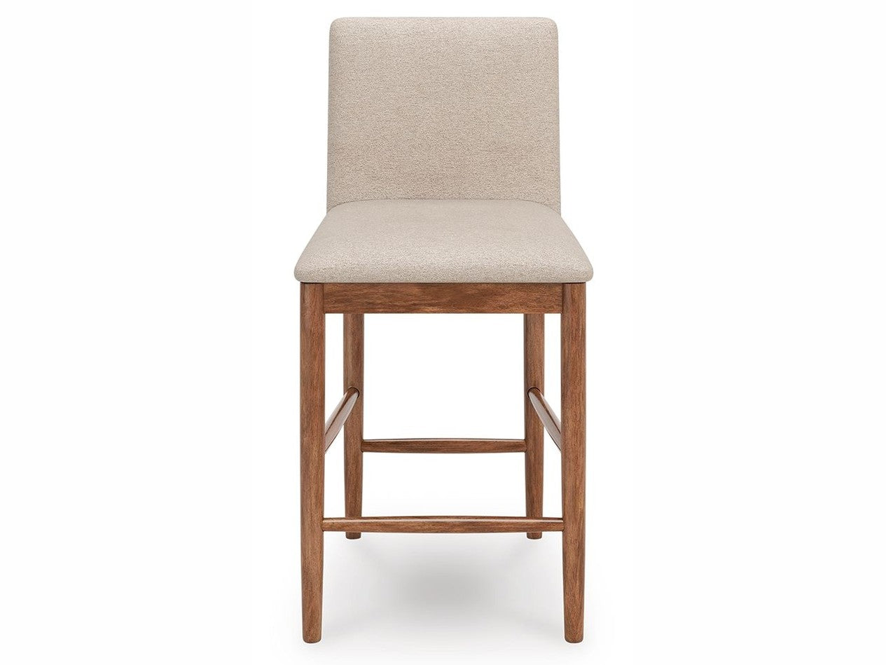 Isanti - Upholstered Barstool (Set of 2) - Light Brown