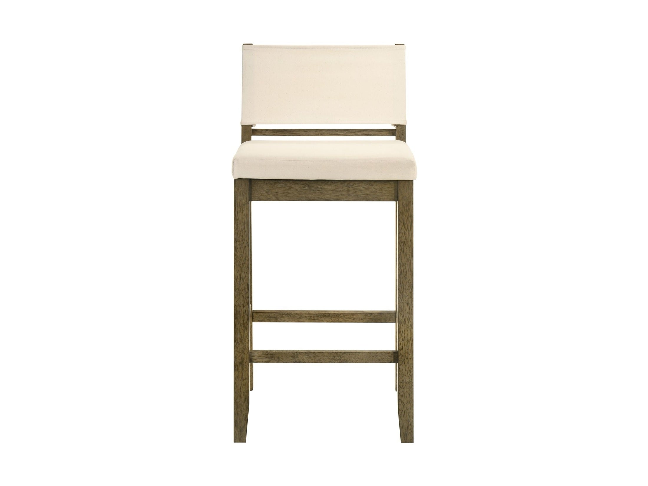 Yaneli - Contemporary Natural Wood Bar Height Kitchen Bar Stool