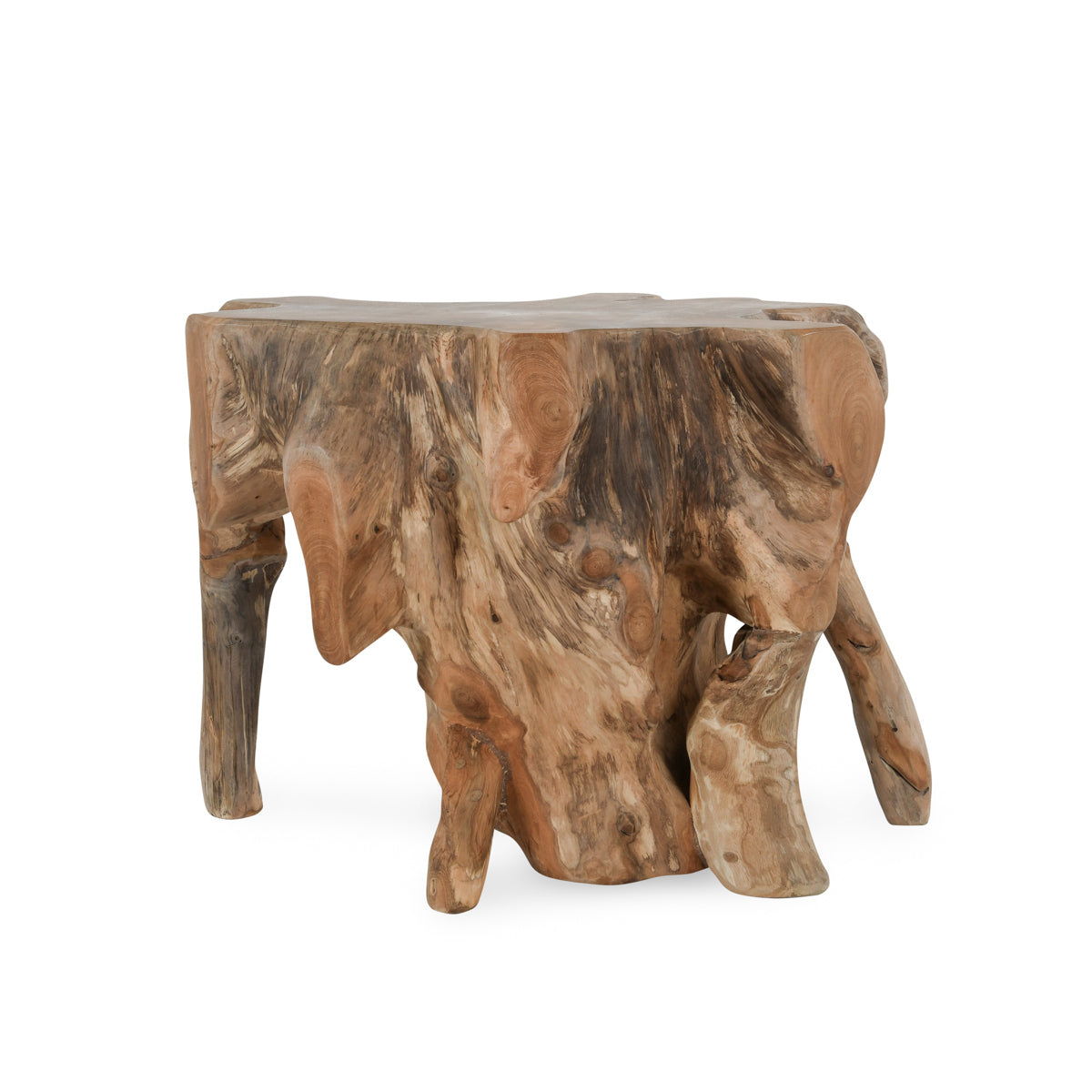 Cypress - Teak Root End Table