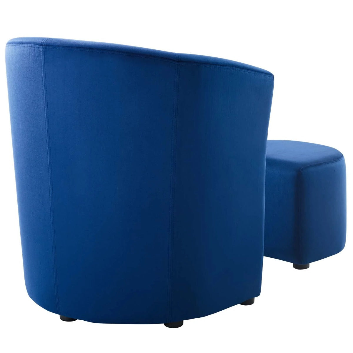 Modway Divulge Performance Velvet Arm Chair and Ottoman SetS