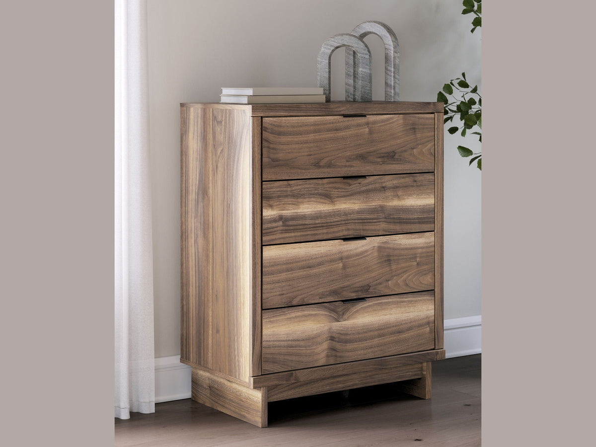 Chirason - Four Drawer Chest - Brown