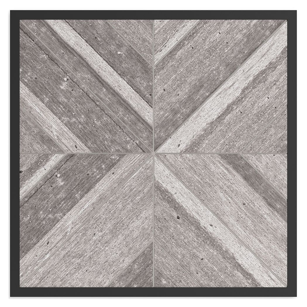 Gray and white checkered pattern with a black border