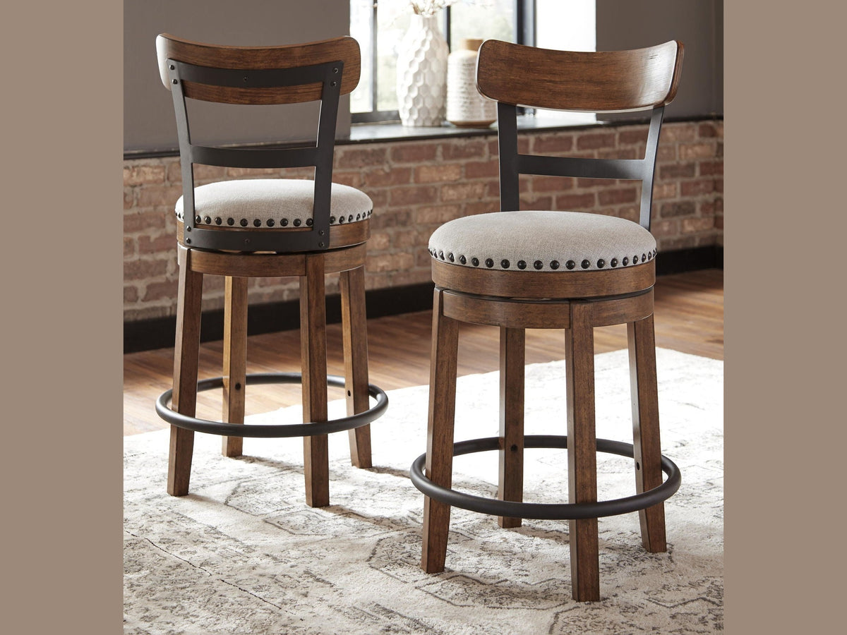 Valebeck - Full Back Swivel Stool