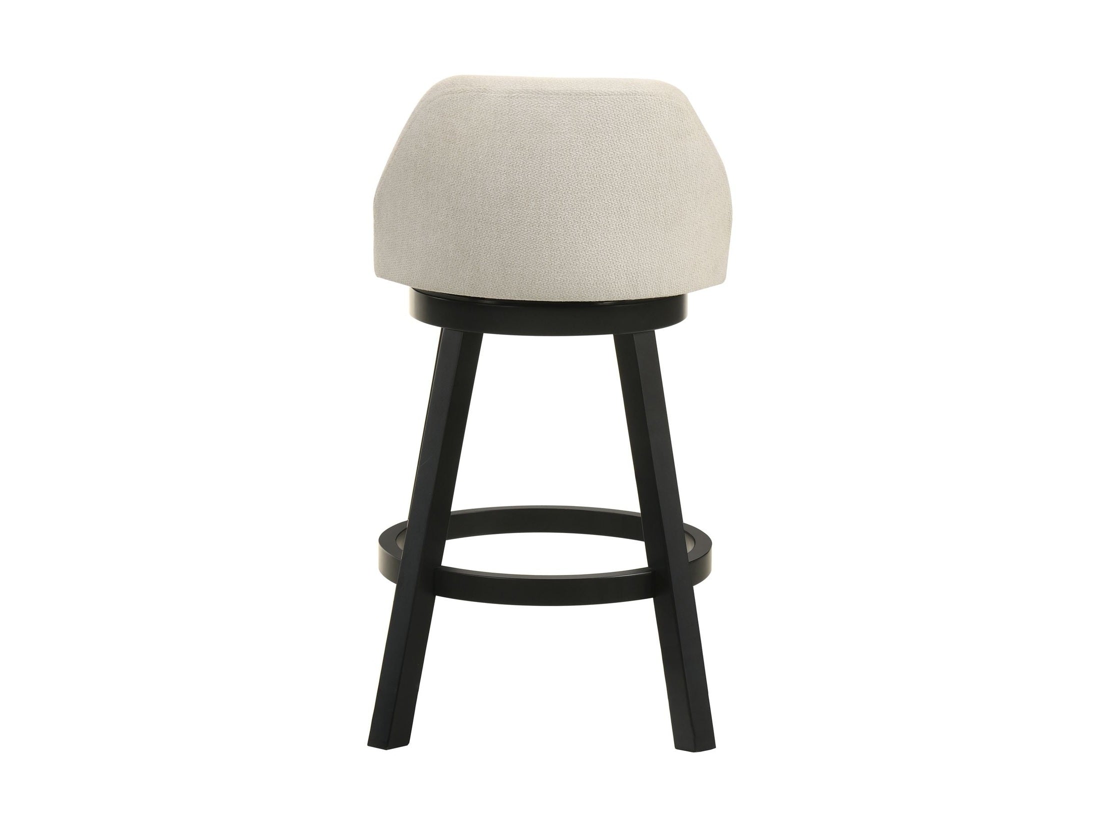 Erika - Modern Transitional Swivel Wood Counter Height Kitchen Bar Stool